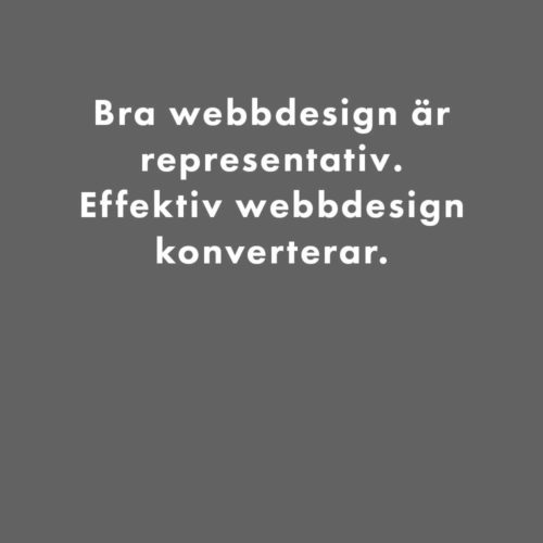 Effektiv webbdesign